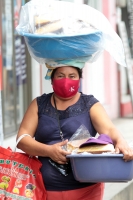 Martes 7 de julio del 2020. Tuxtla Gutiérrez. Los cubre-boca en las calles de la ciudad