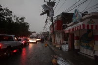 Viernes 23 de junio del 2017. Tuxtla Gutiérrez. Afectaciones en las vialidades y casas encharcadas por la tromba que afectó la zona norte oriente de la capital del estado de Chiapas. Las brigadas de Protección Civil continúan prestando ayuda a los afectad