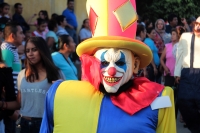 Lunes 22 de enero del 2018. Suchiapa. La danza de La Viejada se ha ido transformando durante los últimos años pero aún es posible observar a los personajes tradicionales vestidos a la usanza indí­gena y con máscaras de cuero crudo durante las festivid