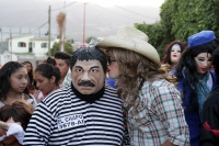 Viernes 22 de enero del 2016. Suchiapa. La Danza del Viejo o La Viejada. Los danzantes representan una burla social con sus gritos y vestimenta durante el recorrido que realizan conmemorando a San Sebastián Mártir en esta localidad ubicada a 17 kilómetro Viernes 22 de enero del 2016. Suchiapa. La Danza del Viejo o La Viejada. Los danzantes representan una burla social con sus gritos y vestimenta durante el recorrido que realizan conmemorando a San Sebastián Mártir en esta localidad ubicada a 17 kilómetro