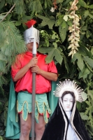 Especial / Viernes Santo en San Cristóbal / Habitantes del Barrio de Mexicanos y  en la comunidad San Felipe Ecatepec en la ciudad de San Cristóbal de las Casas realizan las representaciones tradicionales de Cristo en la Cruz, esta tarde en la zona altos 