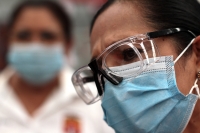 Miércoles 12 de agosto del 2020. Tuxtla Gutiérrez. Los lÃderes de la Sección VII y 40 del magisterio y de la Sección 50 de Salud en conferencia de prensa fijan postura de protesta ante las polÃticas laborales en Chiapas Miércoles 12 de agosto del 2020. Tuxtla Gutiérrez. Los lÃderes de la Sección VII y 40 del magisterio y de la Sección 50 de Salud en conferencia de prensa fijan postura de protesta ante las polÃticas laborales en Chiapas