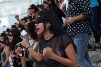 Domingo 1 de diciembre dl 2019. Tuxtla Guti�rrez. Durante el Cacerolazo Latinoamericano En  Tuxtla que grupos feministas realizan esta tarde en la ciudad.