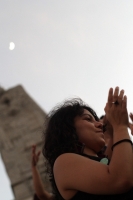 Domingo 1 de diciembre dl 2019. Tuxtla Gutiérrez. Durante el Cacerolazo Latinoamericano En  Tuxtla que grupos feministas realizan esta tarde en la ciudad.