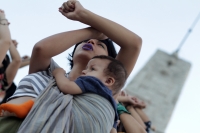 Domingo 1 de diciembre dl 2019. Tuxtla Gutiérrez. Durante el Cacerolazo Latinoamericano En  Tuxtla que grupos feministas realizan esta tarde en la ciudad.