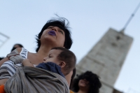 Domingo 1 de diciembre dl 2019. Tuxtla Gutiérrez. Durante el Cacerolazo Latinoamericano En  Tuxtla que grupos feministas realizan esta tarde en la ciudad.