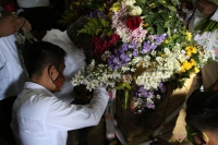 20210114. Tuxtla g. La importancia de las flores en los rituales Zoques. La bajada de las V�rgenes de Copoya. Virgen del Rosario.
