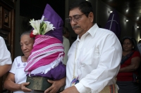 Martes 12 de marzo del 2019.Tuxtla Gutiérrez. Durante el recorrido de las imágenes de las vírgenes veneradas por la comunidad zoque hacia la iglesia de San Jacinto