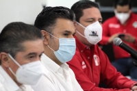 20210330. Tuxtla G. Willy Ochoa de la alianza PAN PRD y PRI para la alcald�a de la capital de Chiapas