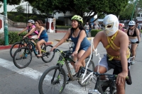 Sábado 8 de junio el 23019. Tuxtla Gutiérrez. Durante el #WordNakedBikeRide esta tarde en #Tuxtla los ciclistas me manifiestan en las principales avenidas.