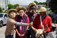 Lunes 31 de agosto del 2015. San Fernando. El encuentro cultural indígena llena de colorida alegría las calles de este pueblo cede del 18 aniversario de la estación de radio XECOPA La Voz de los Vientos