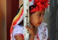 Sábado 2 de febrero del 2018. Tuxtla Gutiérrez. Los bailes de la Virgen de Candelaria son realizados este medio día por los miembros de la comunidad Zoque en la Parroquia de Copoya