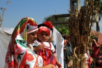 Sábado 2 de febrero del 2018. Tuxtla Gutiérrez. Los bailes de la Virgen de Candelaria son realizados este medio día por los miembros de la comunidad Zoque en la Parroquia de Copoya