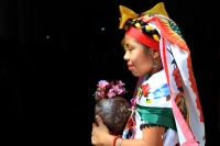 Sábado 2 de febrero del 2018. Tuxtla Gutiérrez. Los bailes de la Virgen de Candelaria son realizados este medio día por los miembros de la comunidad Zoque en la Parroquia de Copoya