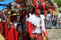 Sábado 2 de febrero del 2018. Tuxtla Gutiérrez. Los bailes de la Virgen de Candelaria son realizados este medio día por los miembros de la comunidad Zoque en la Parroquia de Copoya