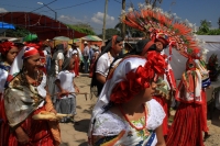 Sábado 2 de febrero del 2018. Tuxtla Gutiérrez. Los bailes de la Virgen de Candelaria son realizados este medio día por los miembros de la comunidad Zoque en la Parroquia de Copoya