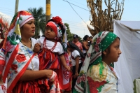 Sábado 2 de febrero del 2018. Tuxtla Gutiérrez. Los bailes de la Virgen de Candelaria son realizados este medio día por los miembros de la comunidad Zoque en la Parroquia de Copoya