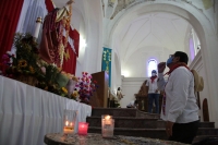 20210422. Tuxtla G. La comunidad Zoque de Tuxtla Gutiérrez visita la Catedral durante las celebraciones patronales de San Marcos