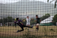 Sábado 14 de julio del 2018. Tuxtla Gutiérrez. Partido de fut bol en la cancha alterna del Estadio Zoque esta tarde.