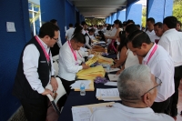 20240203. Tuxtla. Entrega de documentos para los Consejos Distritales, y Municipales para las elecciones del 2024 en Chiapas.
