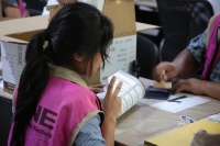 20240507. Tuxtla La papelería electoral es organizada y foliada para su distribución en las diferentes Juntas Distritales en este Proceso Electoral 2024.