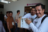20240507. Tuxtla La papelería electoral es organizada y foliada para su distribución en las diferentes Juntas Distritales en este Proceso Electoral 2024.