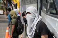 20260205. Tuxtla. Estudiantes dela Escuela Normal Jacinto Canek protestan en las calles de la capital de Chiapas.