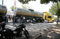 20240604. Tuxtla. Maestro de la CNTE vuelven a bloquear las salidas de la capital del estado de Chiapas