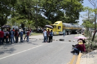 20240604. Tuxtla. Maestro de la CNTE vuelven a bloquear las salidas de la capital del estado de Chiapas