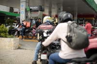 2026050. Tuxtla. 14 gasolineras tomadas por la CNTE en Chiapas a unos días del inicio del Mundial de Fútbol.