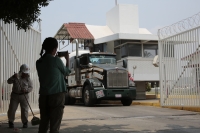 20240531. Tuxtla. Este medio día se regulariza la distribución de combustible después de maestros trasladaran su plantón al centro de la capital de Chiapas.