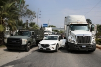 20240523. Tuxtla. Maestros de la CNTE tomas las instalaciones de Pemex en el poniente de la capital del estado de Chiapas