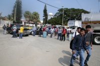 20240523. Tuxtla. Maestros de la CNTE tomas las instalaciones de Pemex en el poniente de la capital del estado de Chiapas