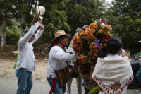 20241014. Tuxtla. Inicia el Recorrido Zoque correspondiente a la Virgen de Copoya hacia Tuxtla Gutiérrez.