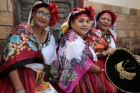 20261014. Tuxtla. inicio el recorrido de La Bajada De Las Vírgenes de Copoya durante las celebraciones de la Virgen del Rosario.