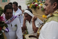20261014. Tuxtla. inicio el recorrido de La Bajada De Las Vírgenes de Copoya durante las celebraciones de la Virgen del Rosario.