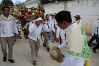 20261014. Tuxtla. inicio el recorrido de La Bajada De Las Vírgenes de Copoya durante las celebraciones de la Virgen del Rosario.