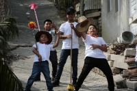 20260228. San Fernando. Zoque Blanco, la danza del tigre y El Monito se realiza dos semanas después del Carnaval Zoque sin Las Plebes.