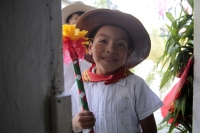 20260228. San Fernando. Zoque Blanco, la danza del tigre y El Monito se realiza dos semanas después del Carnaval Zoque sin Las Plebes.