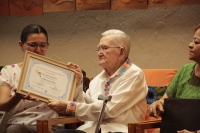 20250717. Tuxtla Gutiérrez. Homenaje al maestro Eleazar Vleechower esta mañana en el Museo del Café de Chiapas.