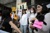 20240630. Tuxtla. Organizaciones defensoras de los animales marchan esta tarde exigiendo leyes que velen por los derechos de las mascotas en Chiapas.