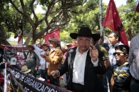 20250410. Tuxtla. Organizaciones campesinas de Chiapas se manifiestan durante el aniversario luctuoso de Emiliano Zapata.