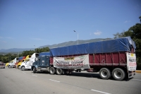 20261026. Chiapa de Corzo. Se manifiestan en 30 estado de México y en Chiapas realizan un paro simbólico en la autopista a Dan Cristóbal de las Casas.
