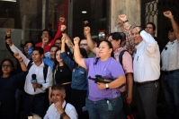 20260701. Tuxtla. Periodistas de Chiapas se manifiestan por el a comunicador de la ciudad de Cintalapa