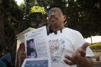 20250704. Tuxtla. José Albano Hernández, padre del joven desaparecido hace un año pide la intervención de la justicia chiapaneca para encontrar a su hijo.
