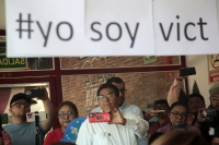 20250521. Tuxtla. Afectados por el Cartel Inmobiliario en Chiapas en conferencia de prensa.