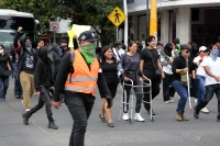 20251115. Tuxtla. Estudiantes Normalistas protestan en el edificio de la administración de Chiapas después de la Marcha de La Generación Z