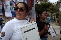 20260503. Tuxtla. Las Madres Buscadores de Chiapas colocan buzones para recibir ayuda para buscar a los desaparecidos en nuestro estado.
