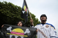 20251115. Tuxtla. La Marcha del Sombrero o Generación Z este medio día desde el parque Morelos-Bicentenario al Congreso de Chiapas.