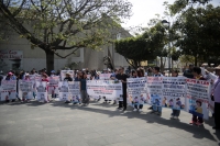 20250218. Tuxtla. Veterinarios de Chiapas se unen a las manifestaciones en México después del asesinato de medico zootecnista en Tultepec.